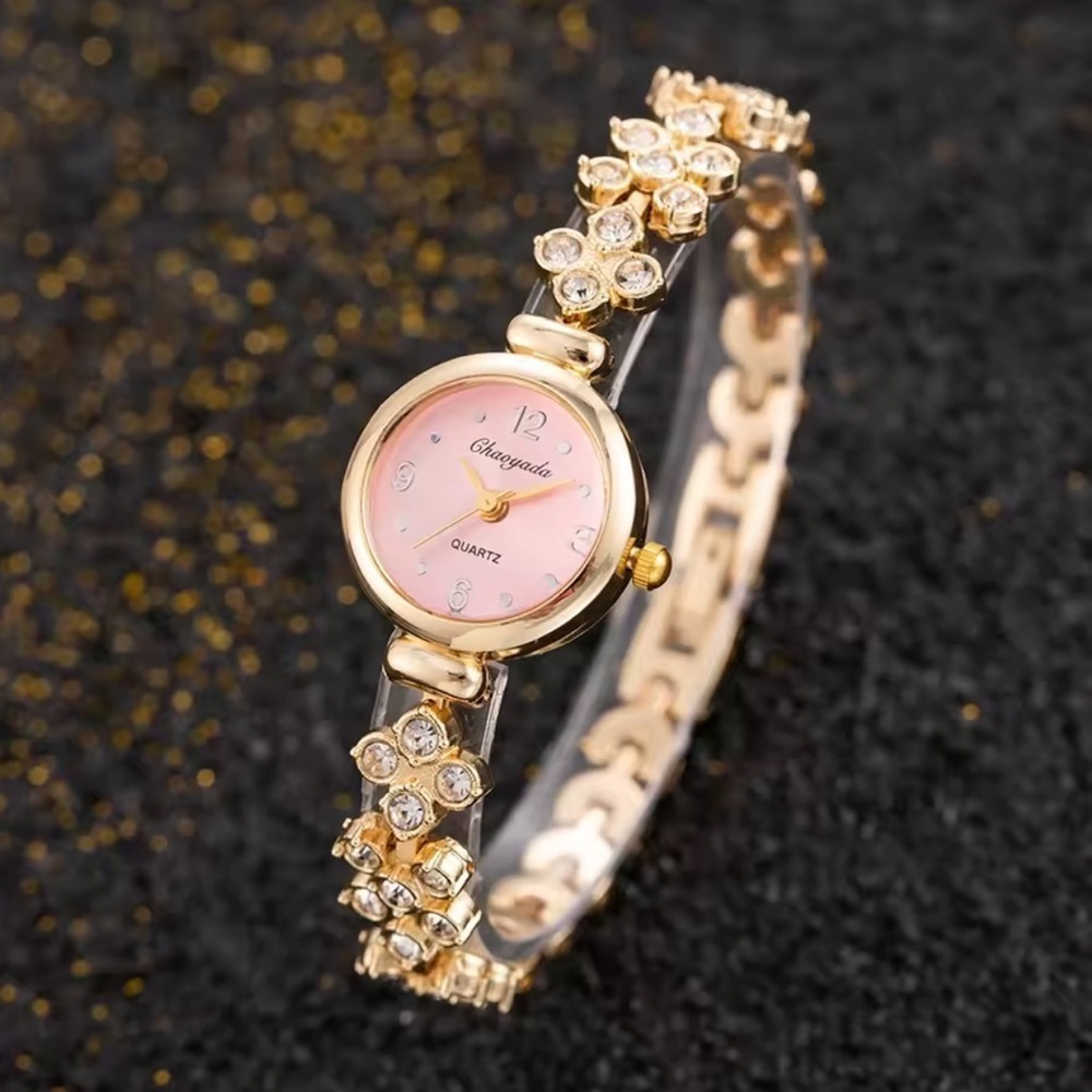 Panthere Vintage classy Gold Chain Bracelet Zircon/waterproof